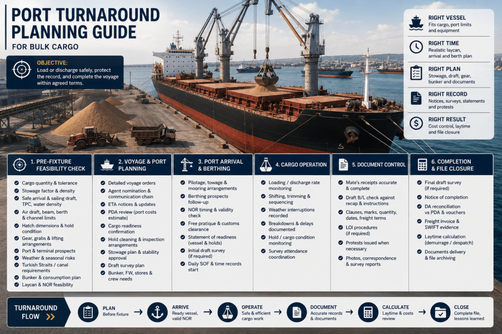 Port Turnaround Planning Guide for Bulk Cargo
